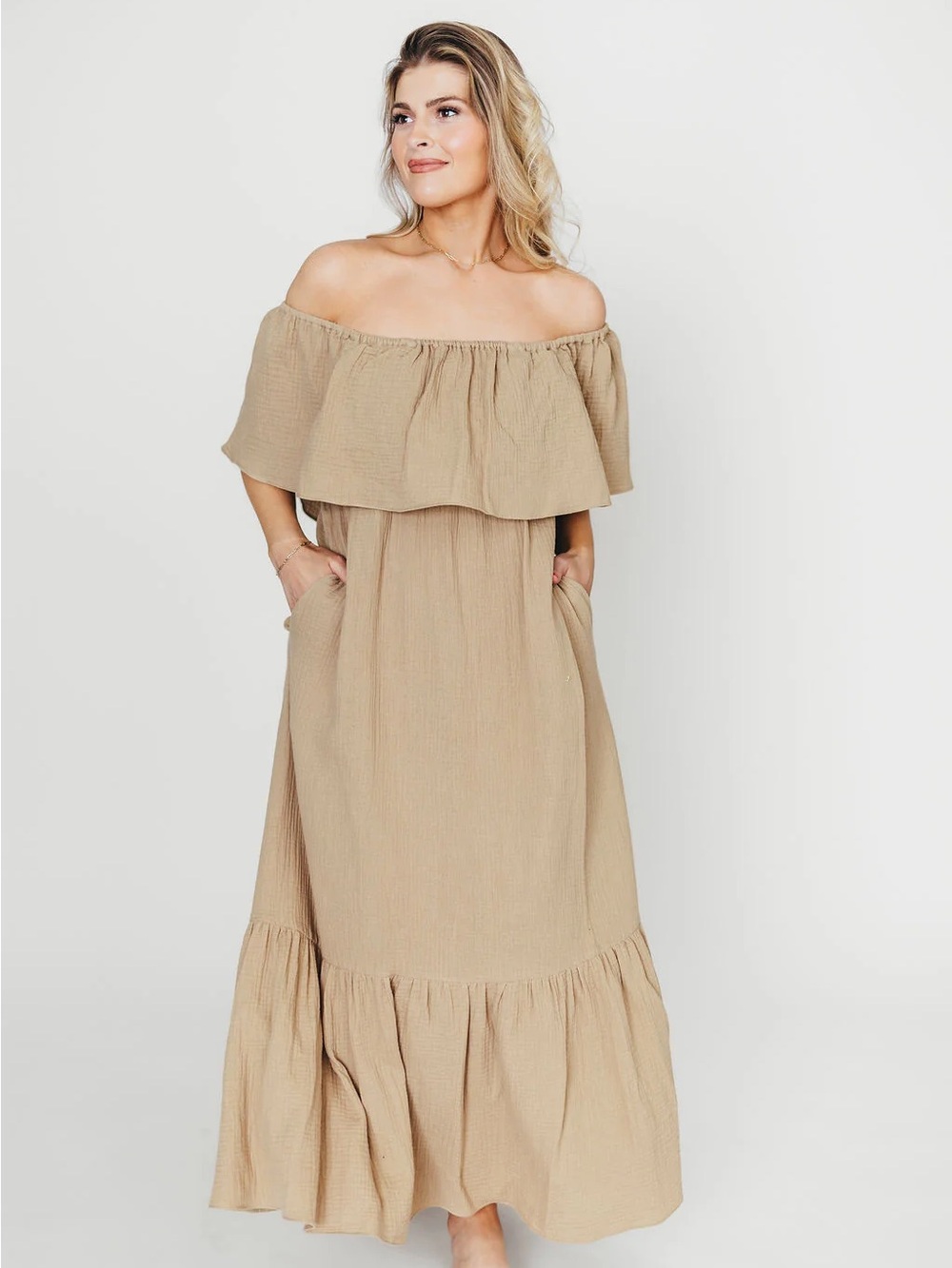 Worth Collective 100% Cotton Josie Dress in Size S, bump and nursing friendly